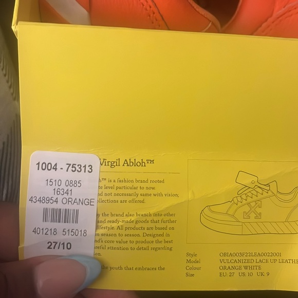 Off-white toddlers size10 - Picture 6 of 6